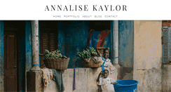 Desktop Screenshot of annalisekaylor.com